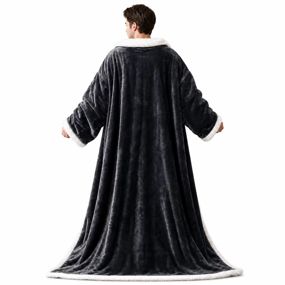 Wearable Thickened Flannel Heated Blanket