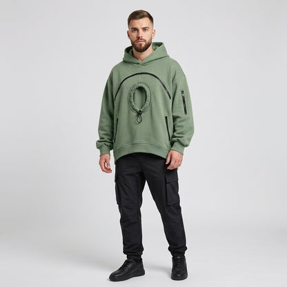 Pet-Carrying Hoodie Sweatshirt for Cats and Dogs with a Pouch and Snack Compartment