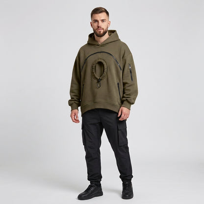 Pet-Carrying Hoodie Sweatshirt for Cats and Dogs with a Pouch and Snack Compartment
