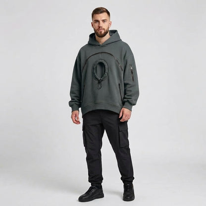 Pet-Carrying Hoodie Sweatshirt for Cats and Dogs with a Pouch and Snack Compartment
