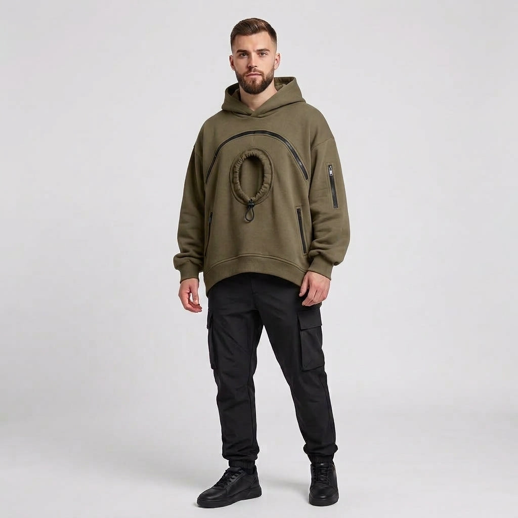 Pet-Carrying Hoodie Sweatshirt for Cats and Dogs with a Pouch and Snack Compartment